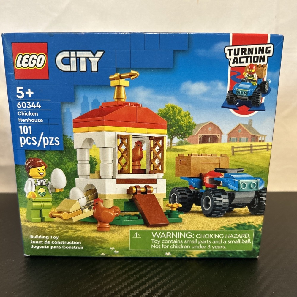Lego City 60344 Chicken Henhouse. New And Factory Sealed